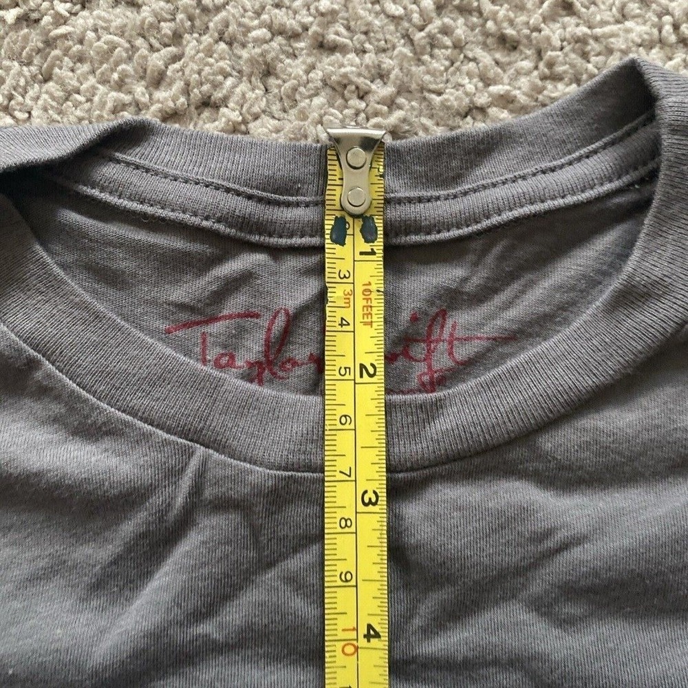 NEW Taylor Swift 2012 Official Red Grey Tee T-shirt Youth‎ Size Small - Picture 9 of 12